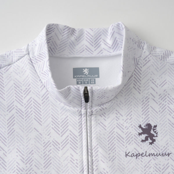 Warm Jersey Faded herringbone