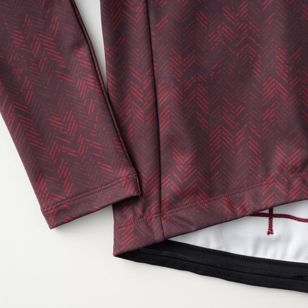 Warm Jersey Faded herringbone