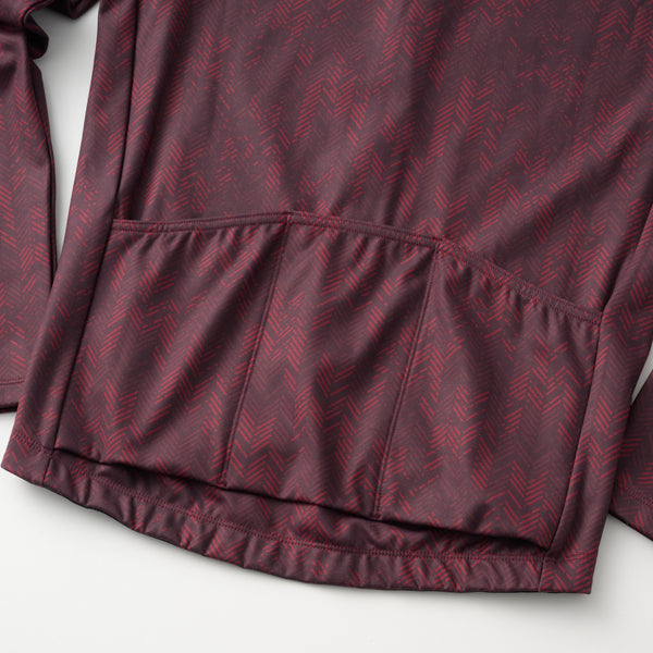 Warm Jersey Faded herringbone