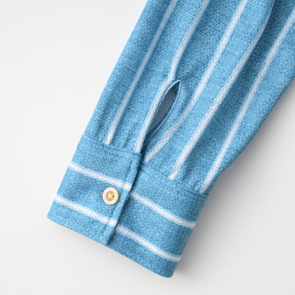Long Sleeve Chambray Stripe Jersey Shirt