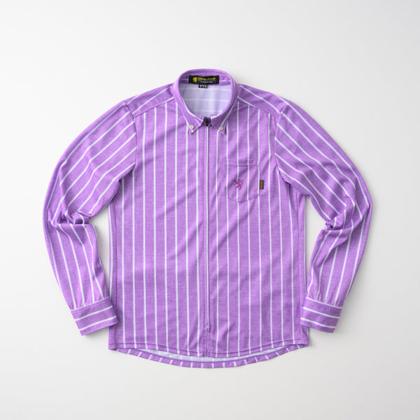Long Sleeve Chambray Stripe Jersey Shirt