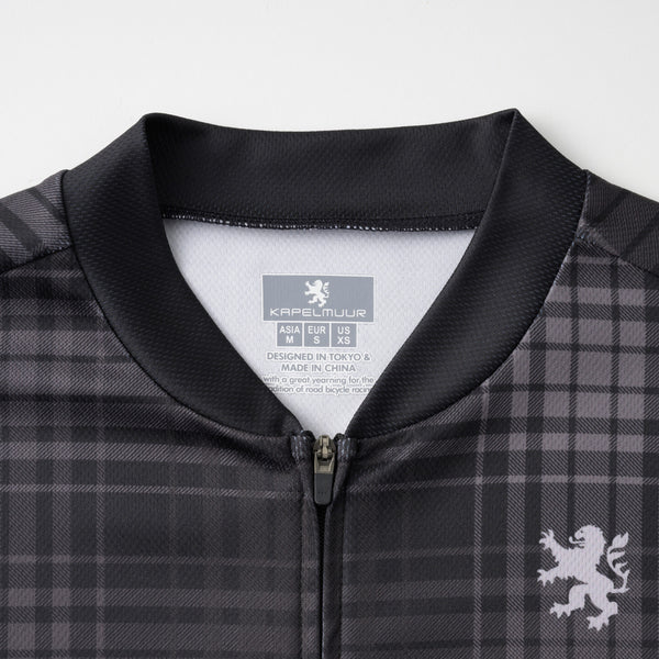 Printed Long Sleeve Jersey Tartan Check