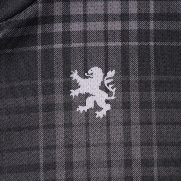 Printed Long Sleeve Jersey Tartan Check