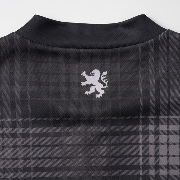 Printed Long Sleeve Jersey Tartan Check