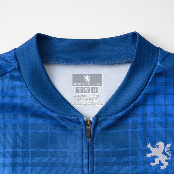 Printed Long Sleeve Jersey Tartan Check