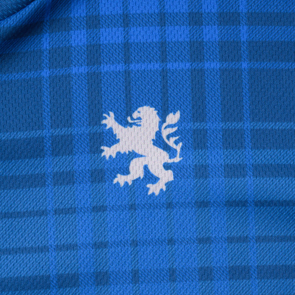 Printed Long Sleeve Jersey Tartan Check