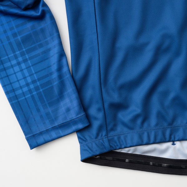 Printed Long Sleeve Jersey Tartan Check