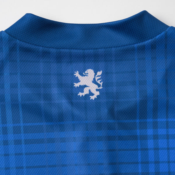 Printed Long Sleeve Jersey Tartan Check