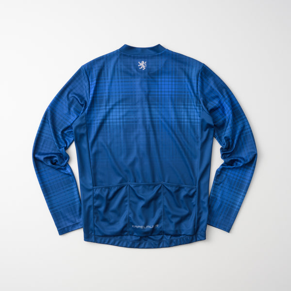 Printed Long Sleeve Jersey Tartan Check