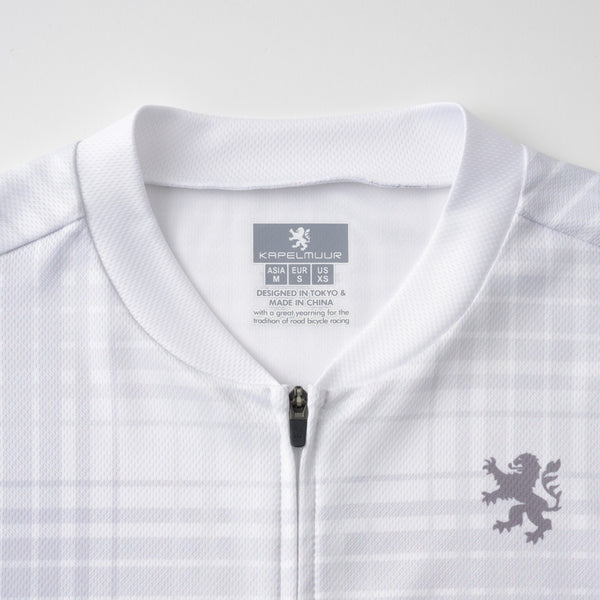 Printed Long Sleeve Jersey Tartan Check