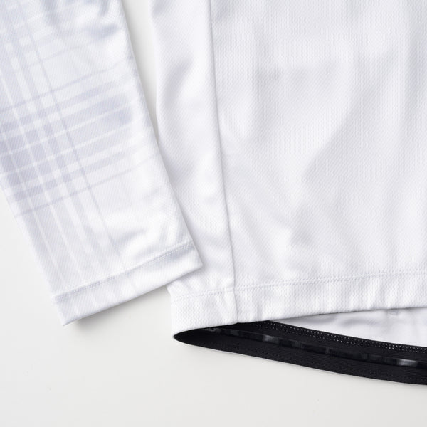 Printed Long Sleeve Jersey Tartan Check