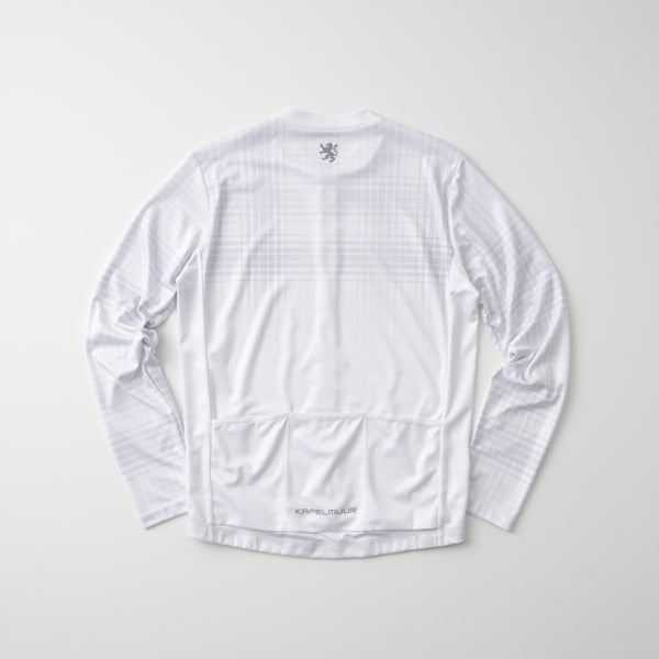 Printed Long Sleeve Jersey Tartan Check