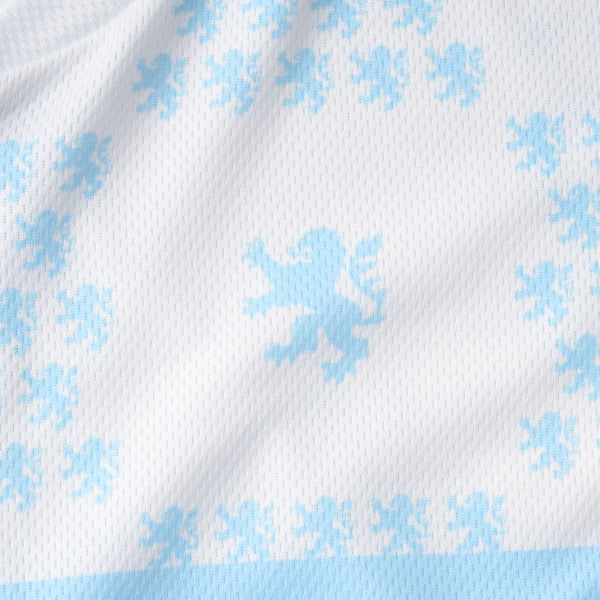 Women's Printed Long Sleeve Jersey Lion Check