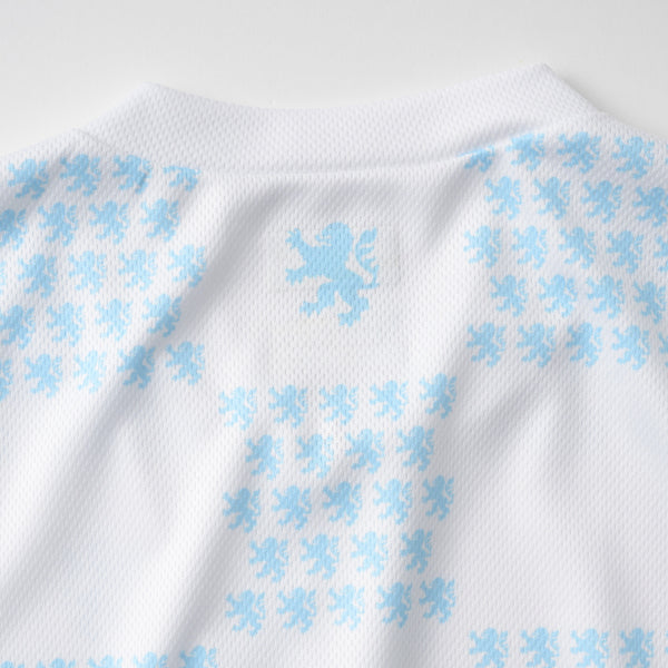 Women's Printed Long Sleeve Jersey Lion Check