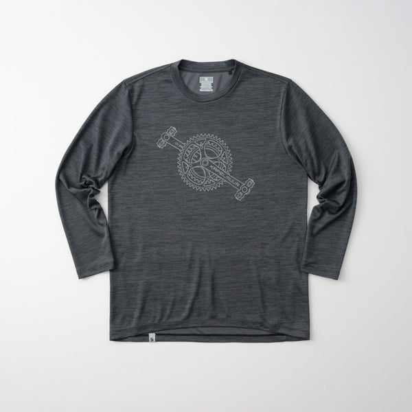 Long-sleeve dry fit T-shirt Crankset