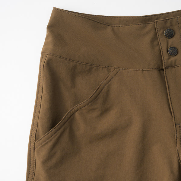 Ladies nylon stretch shorts