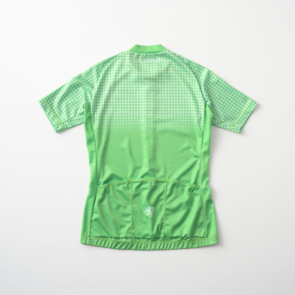 Women's Printed Short Sleeve Jersey Micro Houndstooth