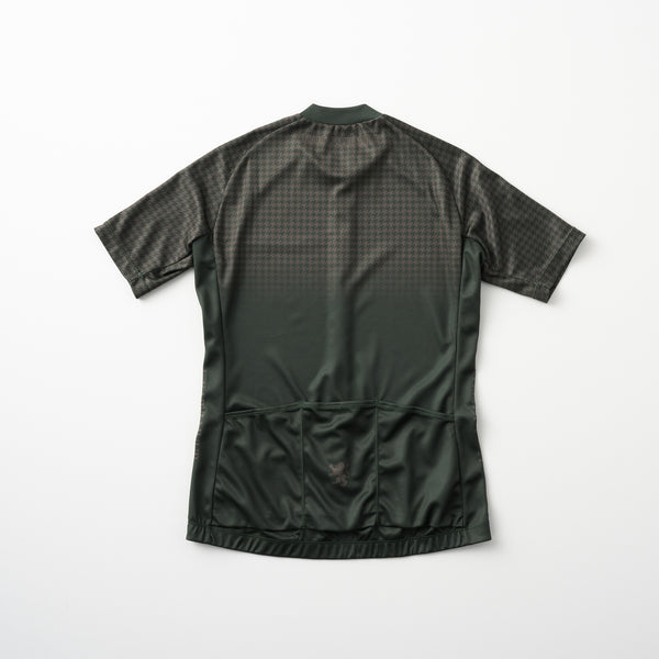 Women's Printed Short Sleeve Jersey Micro Houndstooth