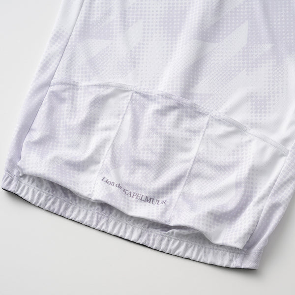 プリント半袖ジャージ ドット千鳥