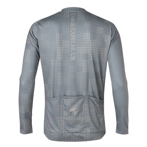 Random dot print long sleeve jersey