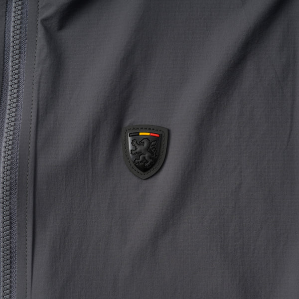Stretch ripstop windbreaker with back pocket