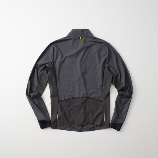 Stretch ripstop windbreaker with back pocket