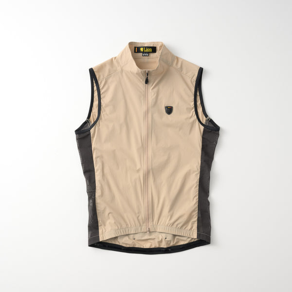 ストレッチウインドベスト　リップストップ　バックポケット付き