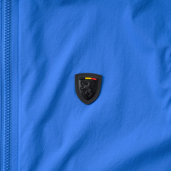 Stretch wind vest in ripstop with back pocket
