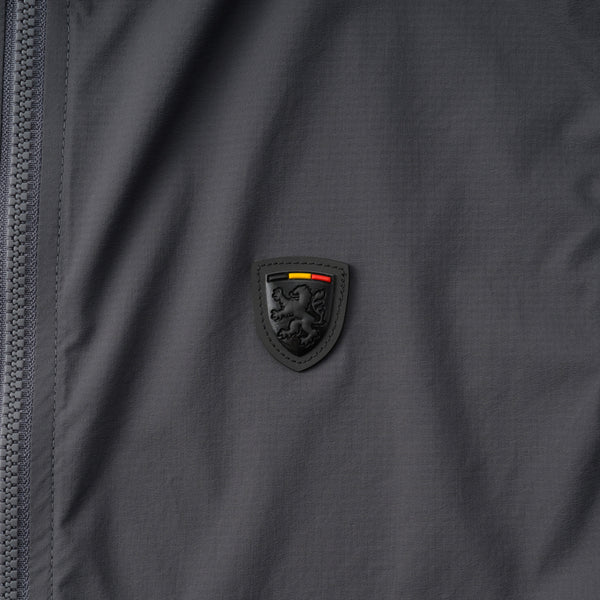 Stretch wind vest in ripstop with back pocket