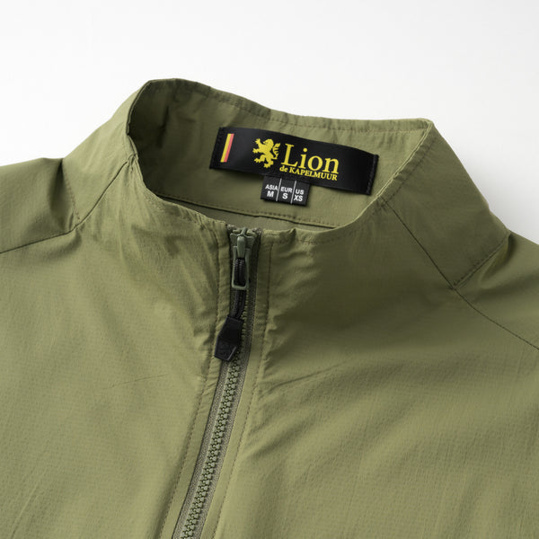 ストレッチウインドベスト　リップストップ　バックポケット付き