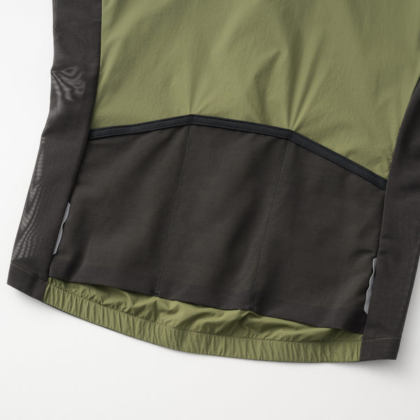 ストレッチウインドベスト　リップストップ　バックポケット付き