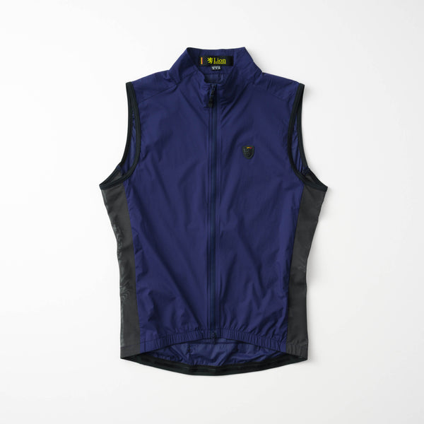 ストレッチウインドベスト　リップストップ　バックポケット付き