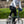  Printed long-sleeved jersey Grass check